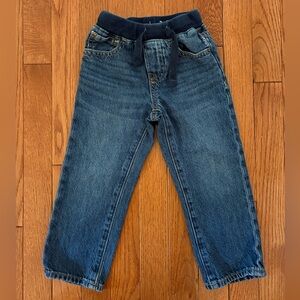 Baby Gap Toddler Pull-On Slim Jeans, Size 3, in Dark Indigo Wash